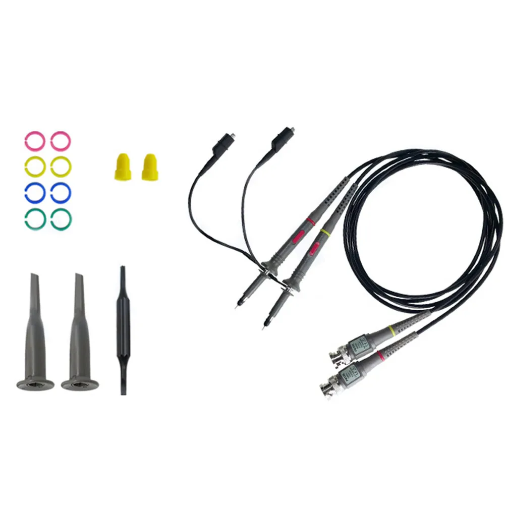Brand New High Quality Useful Oscilloscope Probe Oscilloscope Scope 2 Pieces Of Alligator Clip Black Gray P6100
Brand New High Quality Useful Oscilloscope Probe Oscilloscope Scope 2 Pieces Of Alligator Clip Black Gray P6100