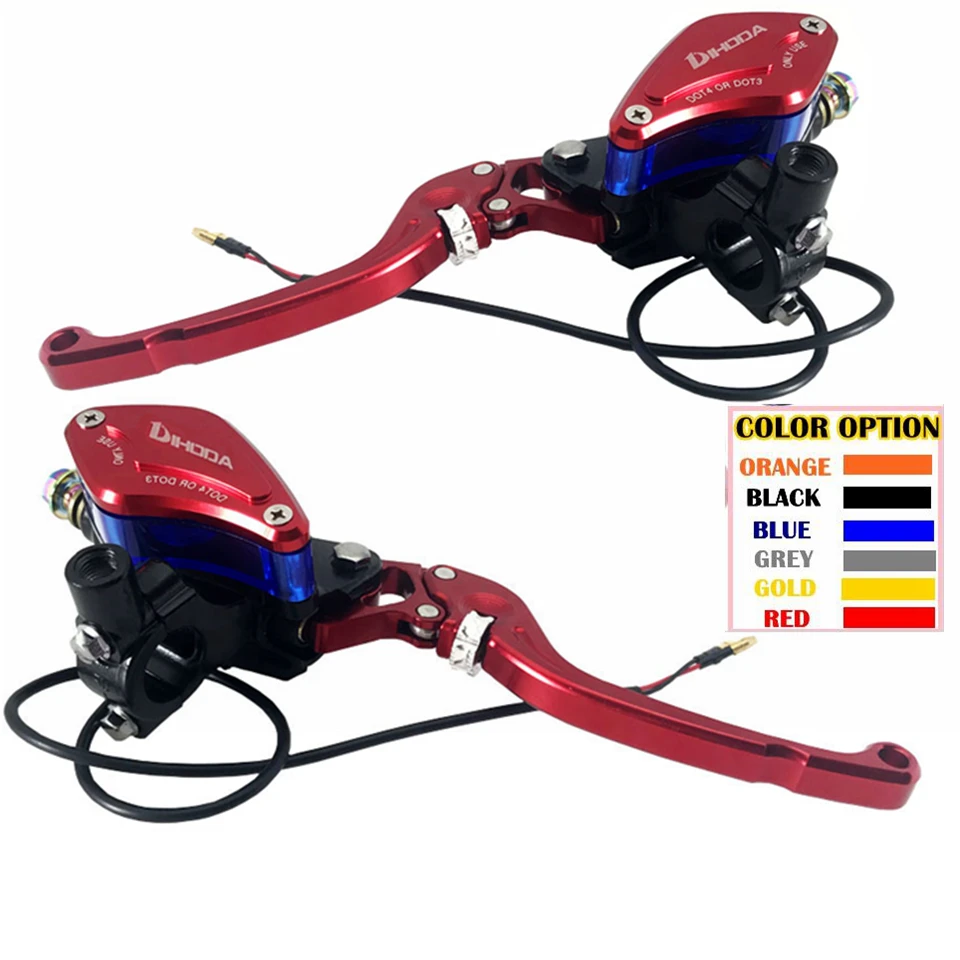 Motorcycle Racing Universal Hydraulic clutch Brake Pump Master Cylinder 1 pair Adjustable lever Handle For HONDA Yamaha Kawasaki
Motorcycle Racing Universal Hydraulic clutch Brake Pump Master Cylinder 1 pair Adjustable lever Handle For HONDA Yamaha Kawasaki