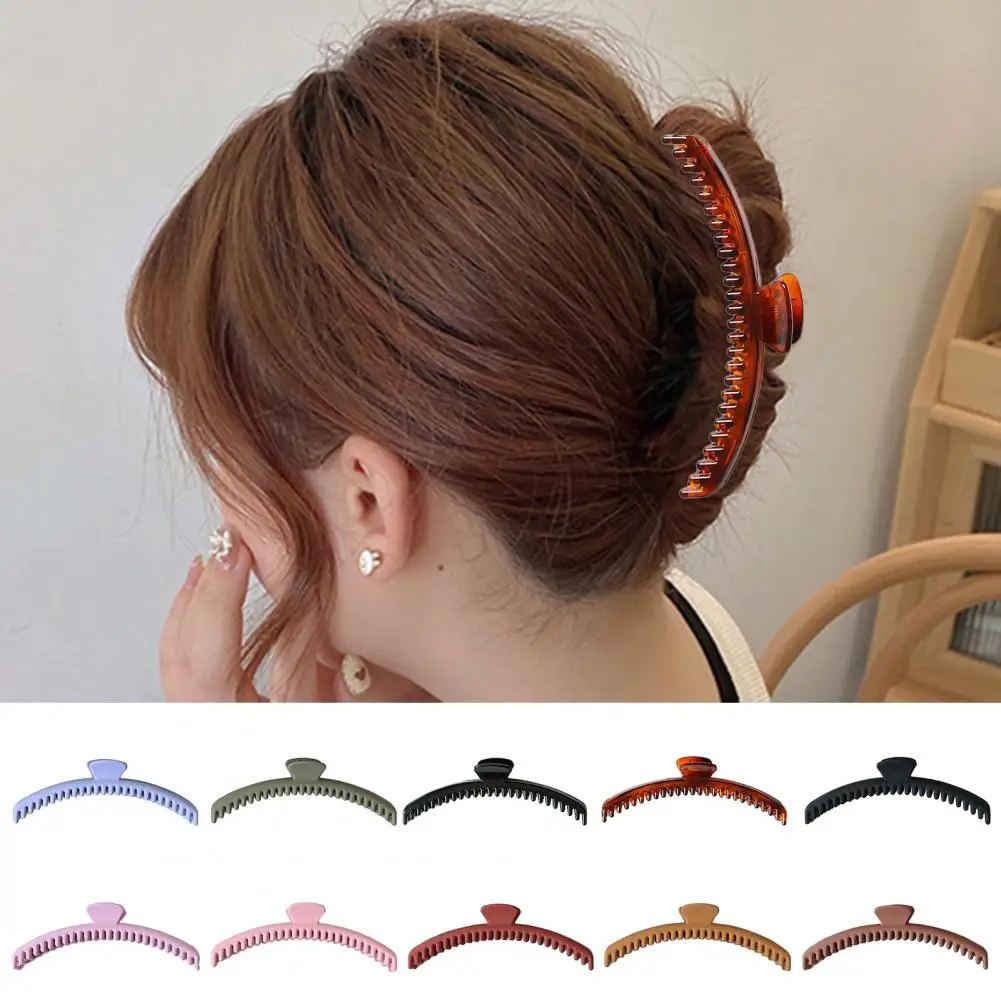 Shape Hair Claw Non slip Crossing Teeth Solid Color Decorative Tight Frosted Large Shark Hair Clamp Styling Tool
Shape Hair Claw Non slip Crossing Teeth Solid Color Decorative Tight Frosted Large Shark Hair Clamp Styling Tool