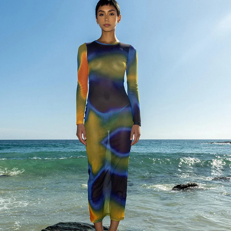 Zoctuo Women Long Sleeve Mesh See Through Bodycon Streetwear Club Midi Dress 2022 Fall Clothing Wholesale Items For Business
Zoctuo Women Long Sleeve Mesh See Through Bodycon Streetwear Club Midi Dress 2022 Fall Clothing Wholesale Items For Business