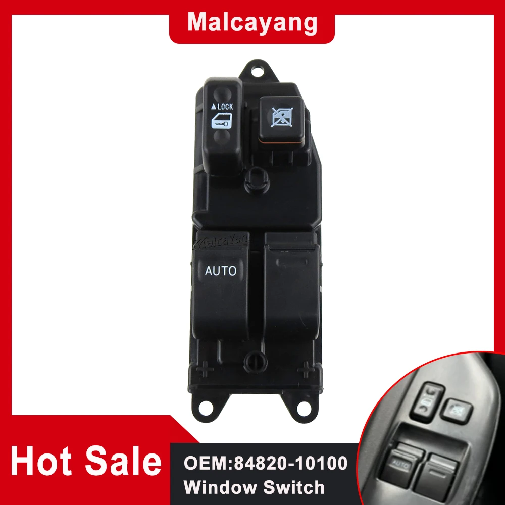 Высококачественный переключатель стеклоподъемника для Toyota Hilux Hiace Land Cruiser 1996 1997 1998 1999-2000 yair 2008-84820
Высококачественный переключатель стеклоподъемника для Toyota Hilux Hiace Land Cruiser 1996 1997 1998 1999-2000 yair 2008-84820