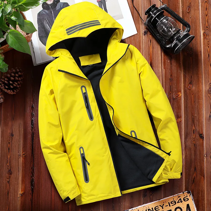 

Мужская Осенняя тонкая уличная куртка 2023Men, водонепроницаемая куртка, верхняя одежда, ветровка, светоотражающие куртки для мужчин от дождя