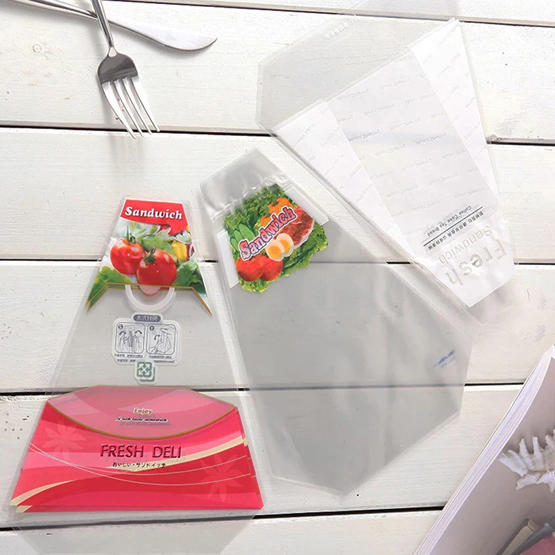 100 шт., прозрачные треугольные пакеты для хлеба
100 шт., прозрачные треугольные пакеты для хлеба