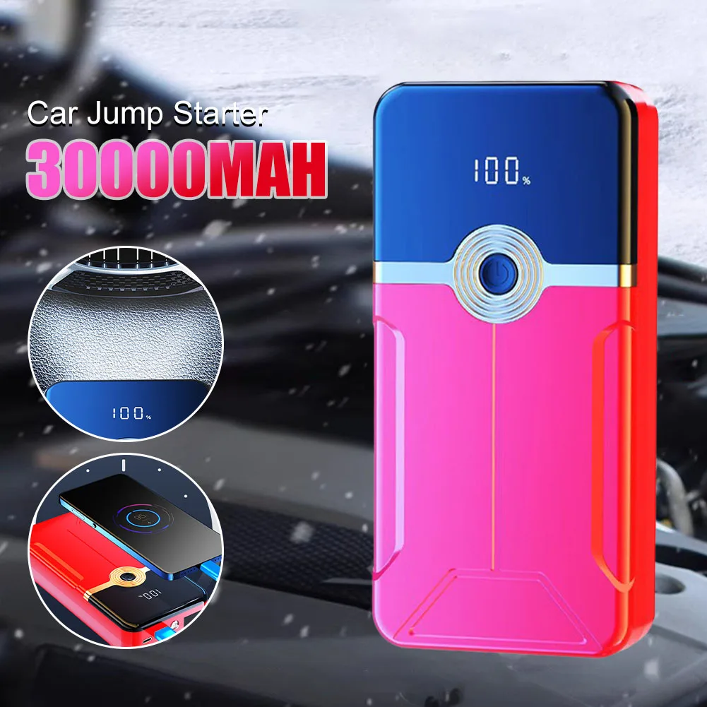1000A Car Battery Jump Starter Power Bank 30000mAh Portable USB Fast Charger with LED Lamp 12V Emergency Booster Car Accessories
1000A Car Battery Jump Starter Power Bank 30000mAh Portable USB Fast Charger with LED Lamp 12V Emergency Booster Car Accessories