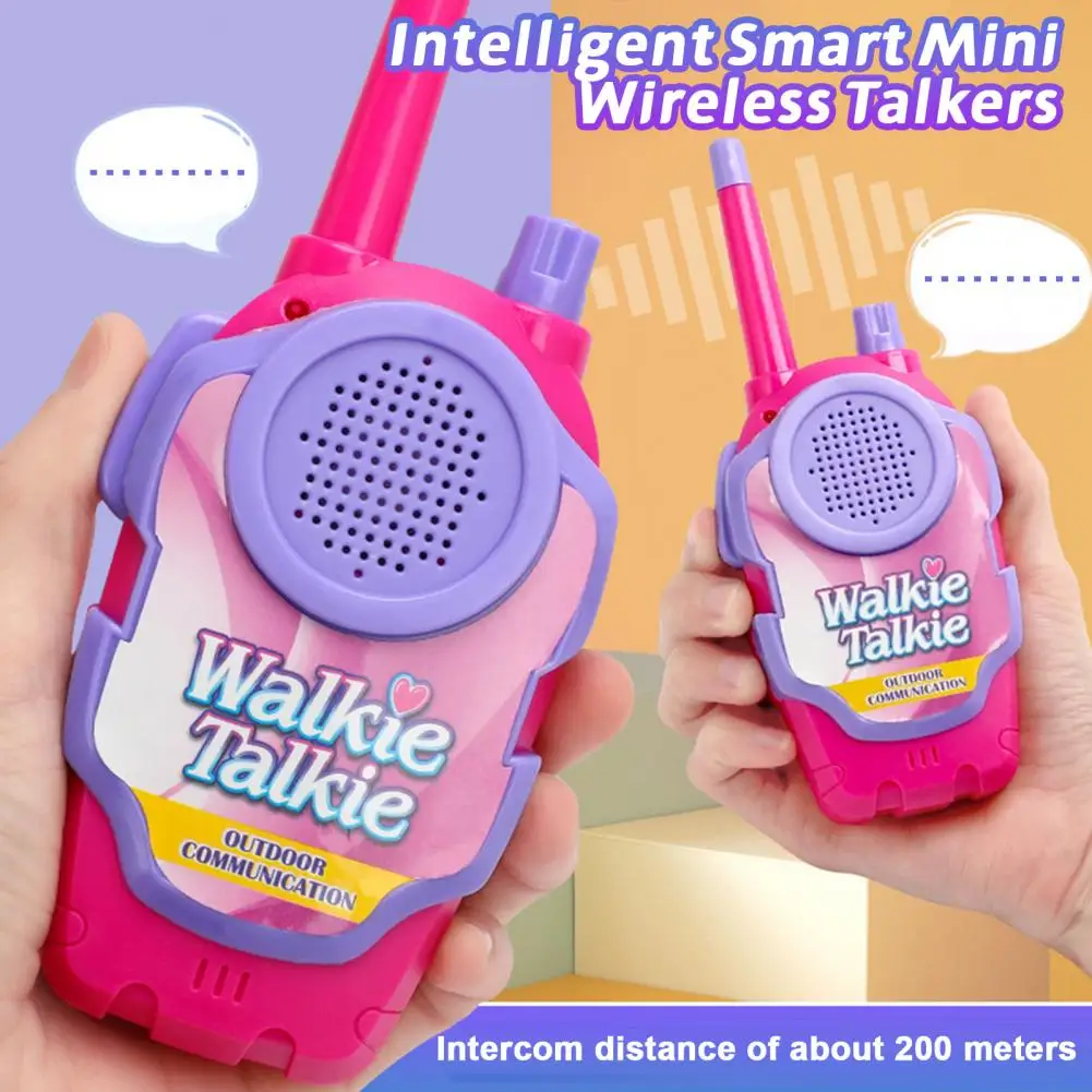 

2Pcs Walkie Talkies Useful Creative Play House Indoor Toys Mini Walkie Talkies Walkie Talkie Toys