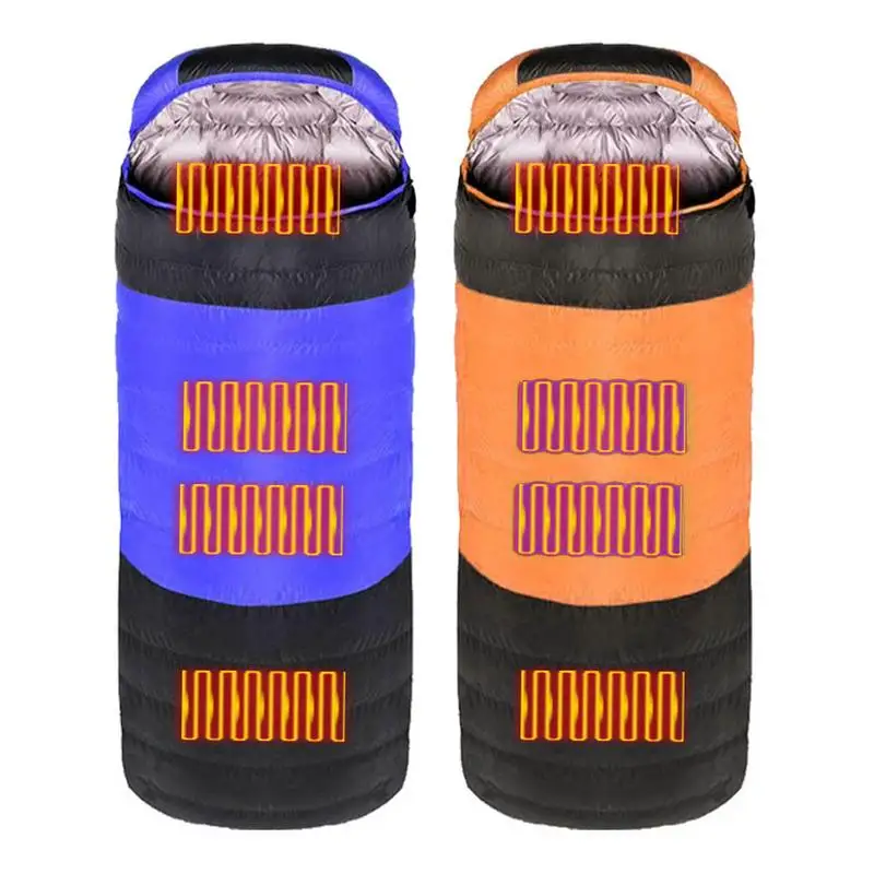 Туристический спальный мешок с подогревом для зимы, портативный, с USB-зарядкой и 4 зонами нагрева, с 3 регулируемыми температурами
Туристический спальный мешок с подогревом для зимы, портативный, с USB-зарядкой и 4 зонами нагрева, с 3 регулируемыми температурами