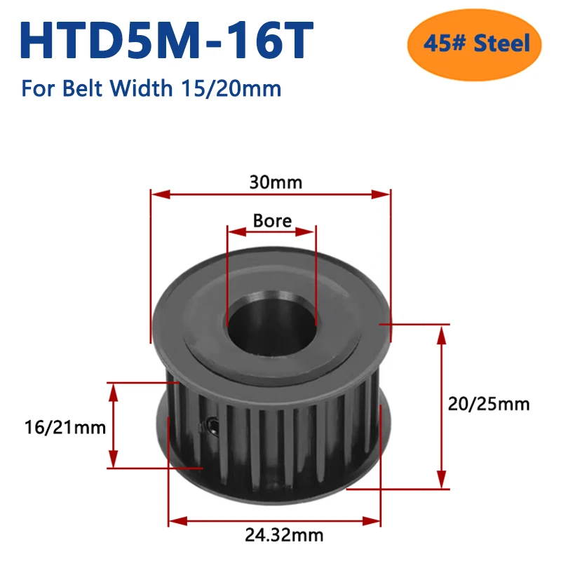 1 шт. 16 зубьев HTD5M 45 # стальной зубчатый Шкив HTD 5M 16 T синхронное колесо для ширины ремня 15/20 мм Диаметр 5 6.35 8 10 12 12,7-15 мм
1 шт. 16 зубьев HTD5M 45 # стальной зубчатый Шкив HTD 5M 16 T синхронное колесо для ширины ремня 15/20 мм Диаметр 5 6.35 8 10 12 12,7-15 мм