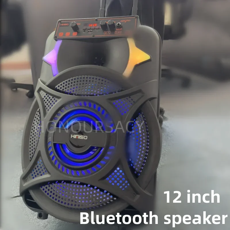 12 Inch Karaoke Sound Boombox Bluetooth Speaker Portable Music Center 360 Stereo Outdoor Square Dance Sound With Mic Subwoofer
12 Inch Karaoke Sound Boombox Bluetooth Speaker Portable Music Center 360 Stereo Outdoor Square Dance Sound With Mic Subwoofer