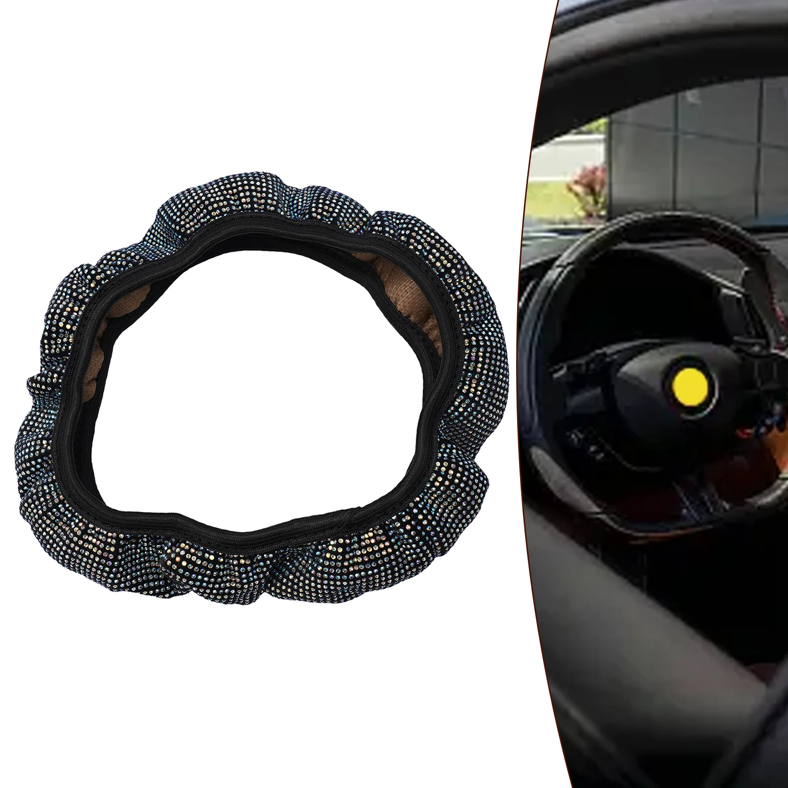 Детали чехол рулевого колеса автомобиля Trim универсальные аксессуары Bling Красочный Кристалл подходит для 37 38 см автомобильный внедорожник Высокое качество Новинка
Детали чехол рулевого колеса автомобиля Trim универсальные аксессуары Bling Красочный Кристалл подходит для 37 38 см автомобильный внедорожник Высокое качество Новинка