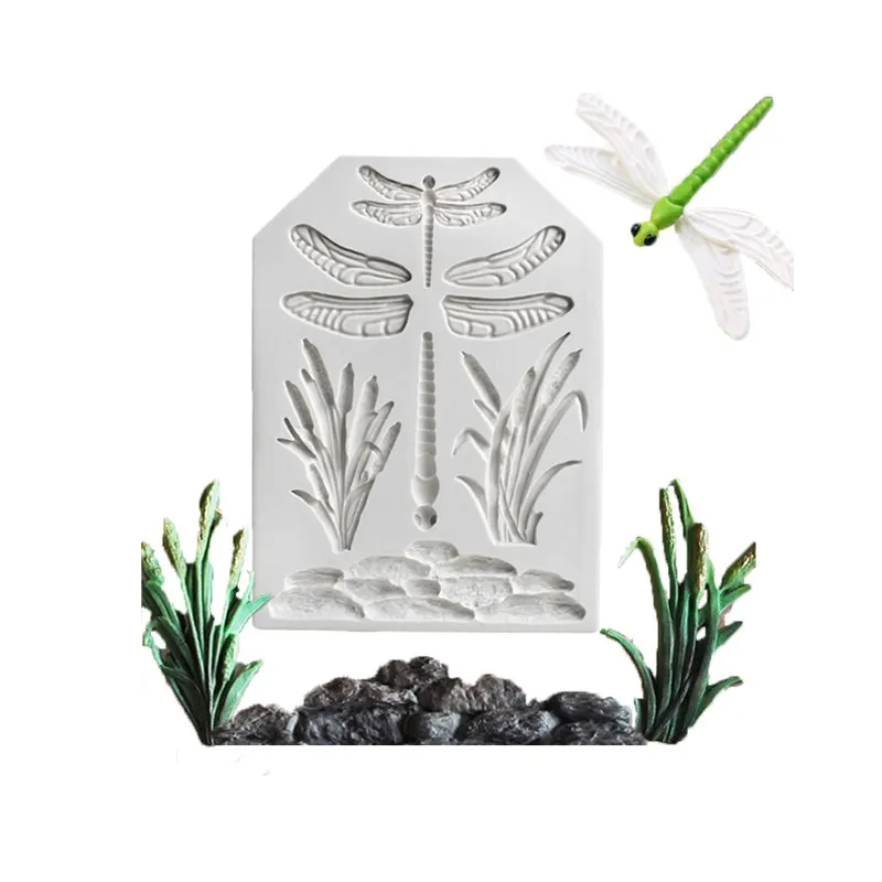 Stone Water Grass Dragonfly Liquid Silicone Mold DIY Chocolate Fondant Process Embossing Cake Decoration Dessert Pastry Baking
Stone Water Grass Dragonfly Liquid Silicone Mold DIY Chocolate Fondant Process Embossing Cake Decoration Dessert Pastry Baking