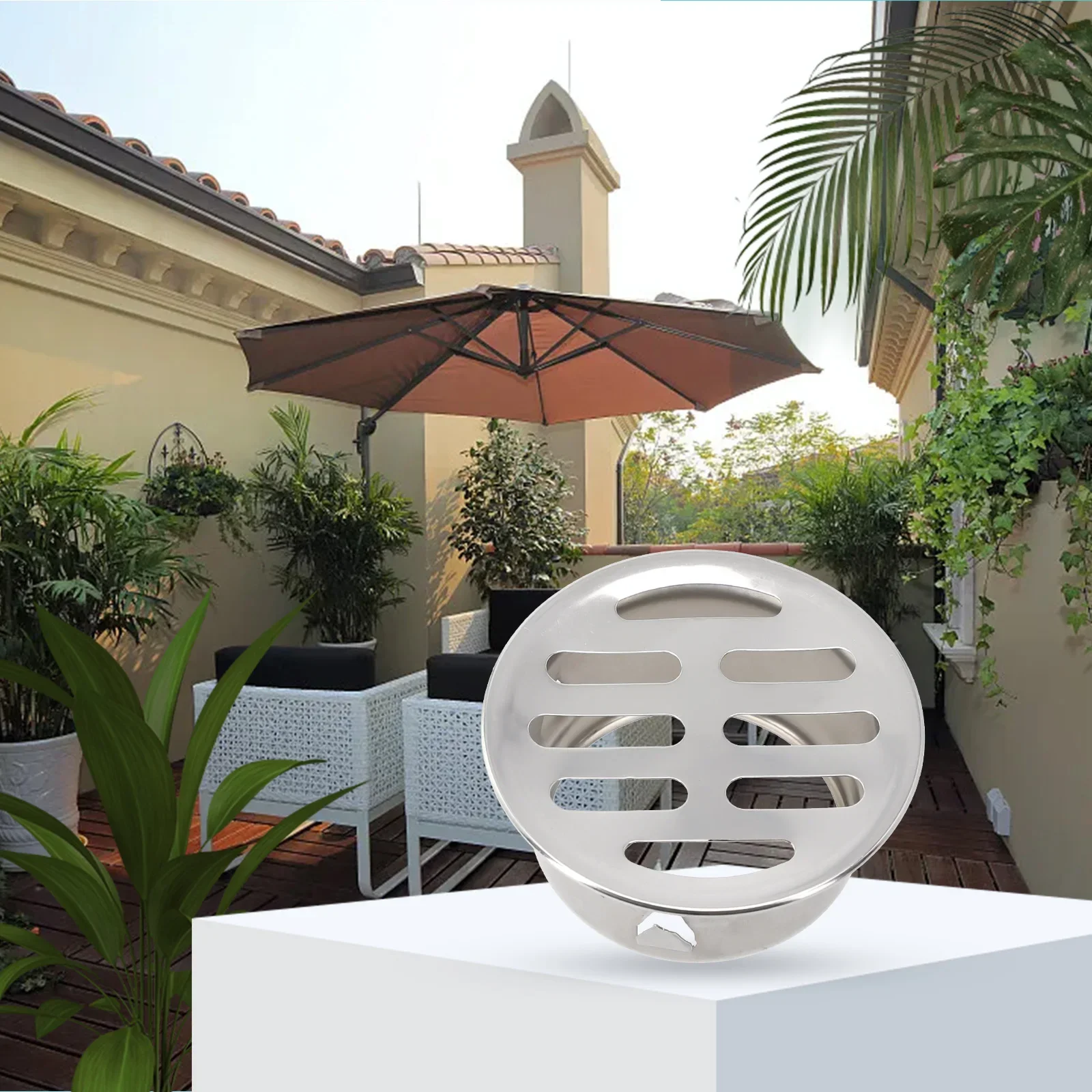 Plug-in Type Stainless Steel Balcony Drainage Roof Round Floor Drain Cover For Outdoor Drainage Pipe Household Hardware
Plug-in Type Stainless Steel Balcony Drainage Roof Round Floor Drain Cover For Outdoor Drainage Pipe Household Hardware