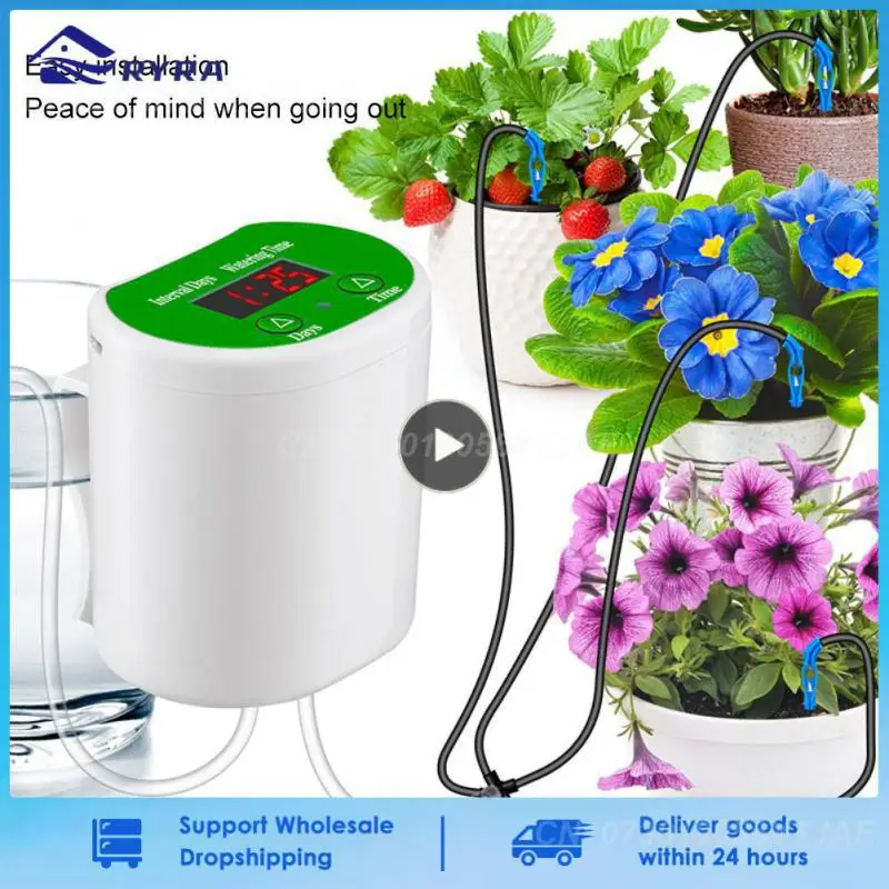 

Умный насос для капельного орошения, водяной насос с таймером, садовая система автоматическое устройство орошения, солнечная энергия, заряжаемое растение в горшке
