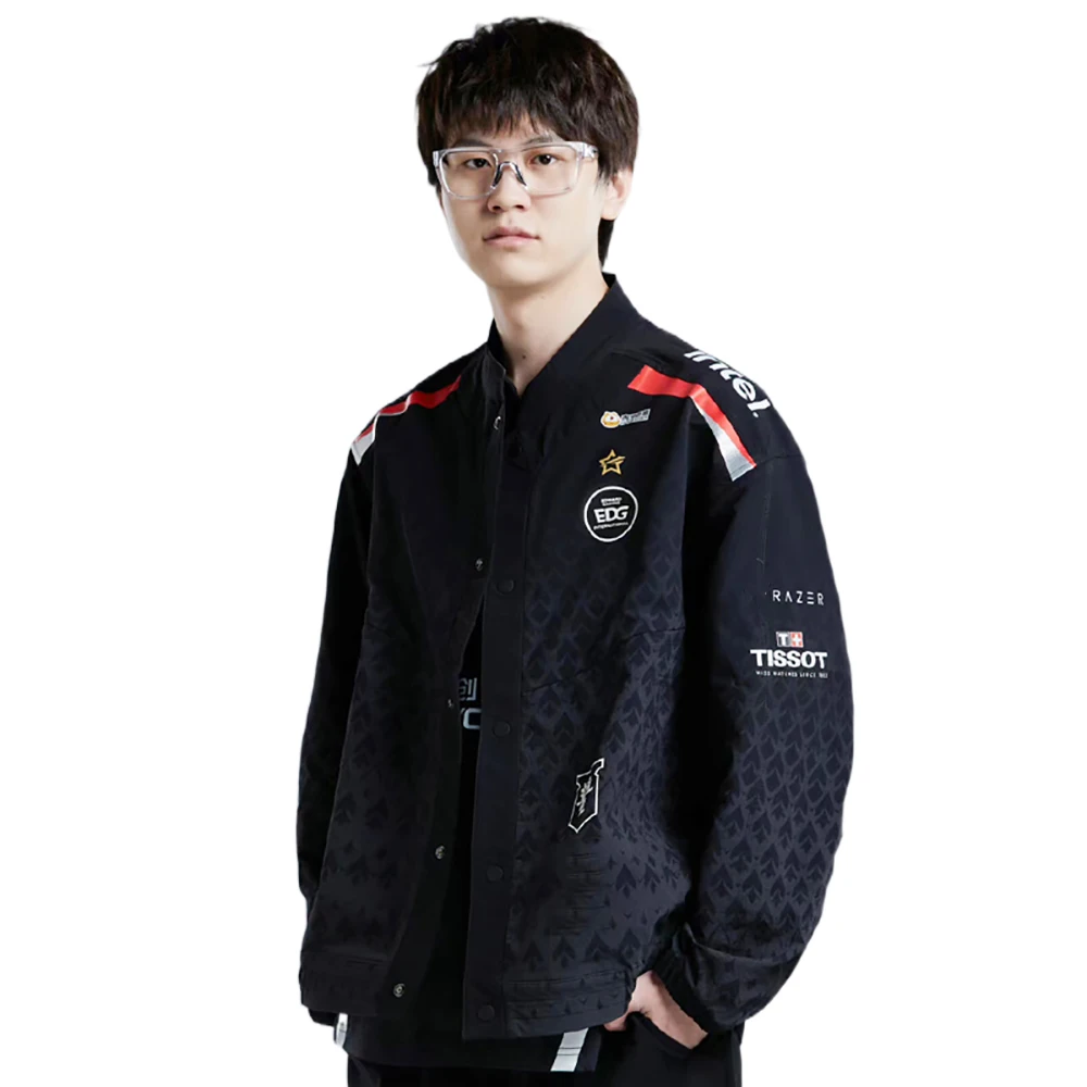 Новая куртка EDG LOL LPL Jiejie Mekio Ale FoFo UZI Viper униформа для спортивной команды весна осень Черная Женская Мужская Студенческая одежда
Новая куртка EDG LOL LPL Jiejie Mekio Ale FoFo UZI Viper униформа для спортивной команды весна осень Черная Женская Мужская Студенческая одежда
