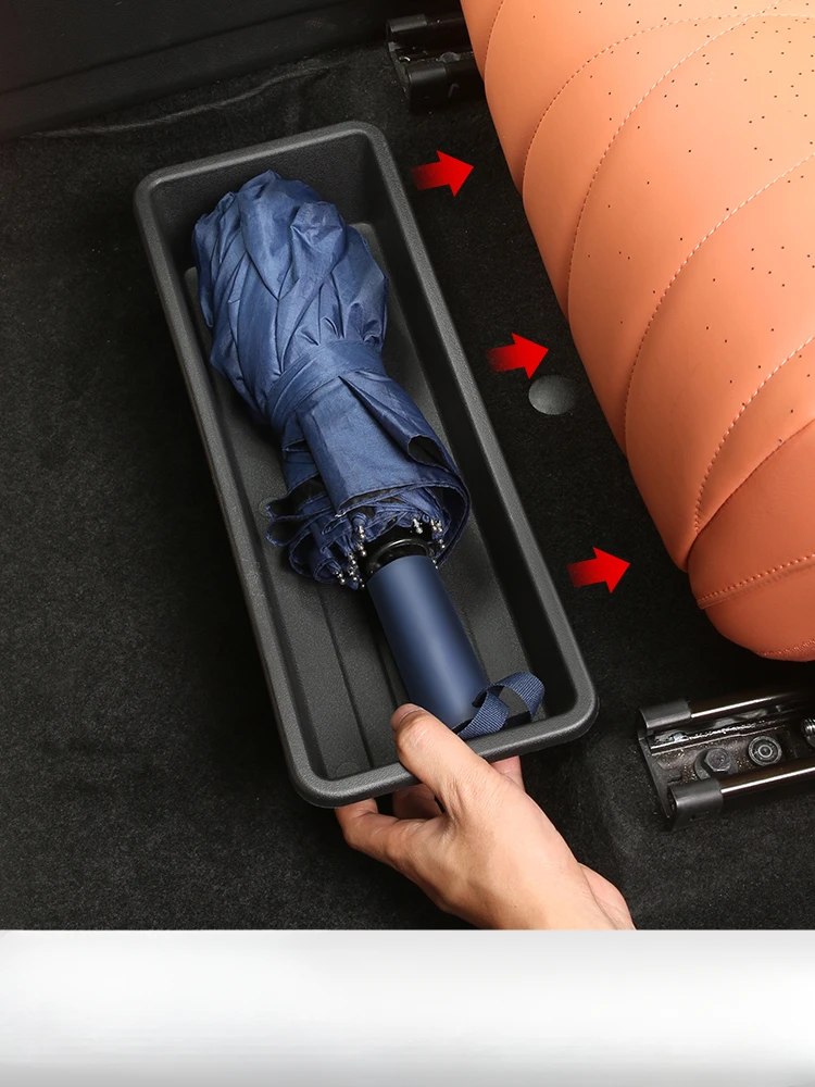 

For Changan Deepal S7 Under Seat Storage Box ABS Front Seat Drawer Car Hidden Organizer Tray Car Interior Accessories