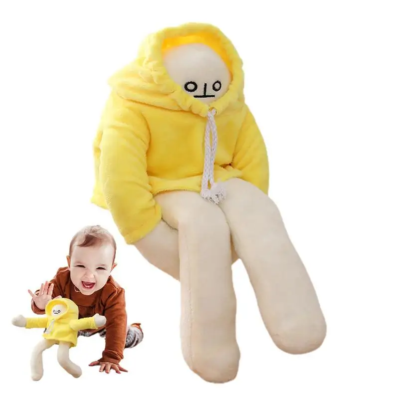 Banana Doll Plush Banana Man Stuffed Toy And Plush Doll Set Yellow Wear Hoodie Banana Man Plush Hoodies Gift For Girls And Kids
Banana Doll Plush Banana Man Stuffed Toy And Plush Doll Set Yellow Wear Hoodie Banana Man Plush Hoodies Gift For Girls And Kids
