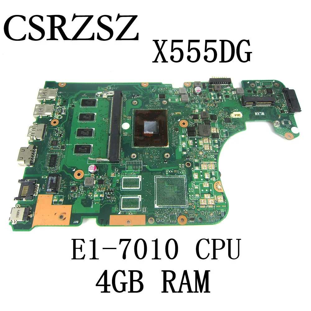 X555DG For Asus X555 X555D X555YA X555YI Laptop Motherboard with E1-7010 CPU 4GB RAM Mainboard
X555DG For Asus X555 X555D X555YA X555YI Laptop Motherboard with E1-7010 CPU 4GB RAM Mainboard
