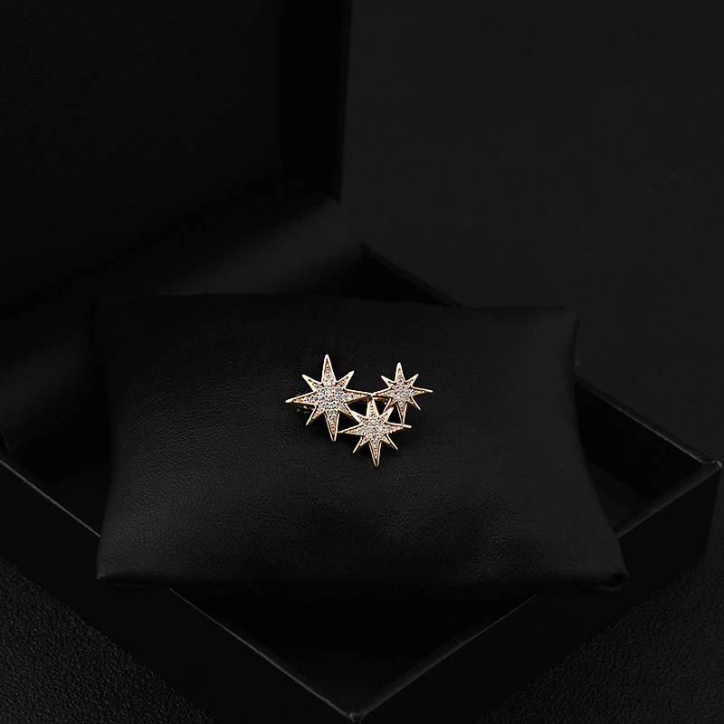 Star Brooch Women's Versatile Suit Clothes Neckline Accessories Simple Graceful Corsage Anti-Exposure Collar Pins Jewelry 6133
Star Brooch Women's Versatile Suit Clothes Neckline Accessories Simple Graceful Corsage Anti-Exposure Collar Pins Jewelry 6133