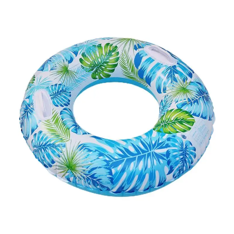 

Inner Tubes For Pool Kids Floats For Pool With Stylish Leaf Print Design Toddler Swim Ring Life Preserver Swim Ring With Valve