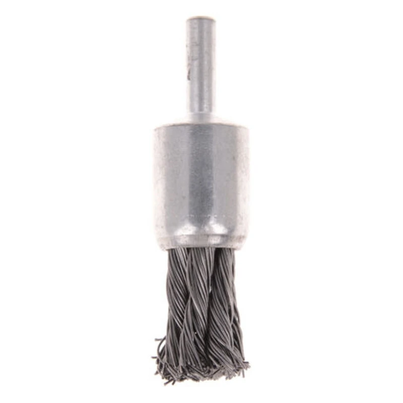 

20mm Wire Knot End Brush Stainless Steel with 1/4"Shank For Die Grinder or -dx