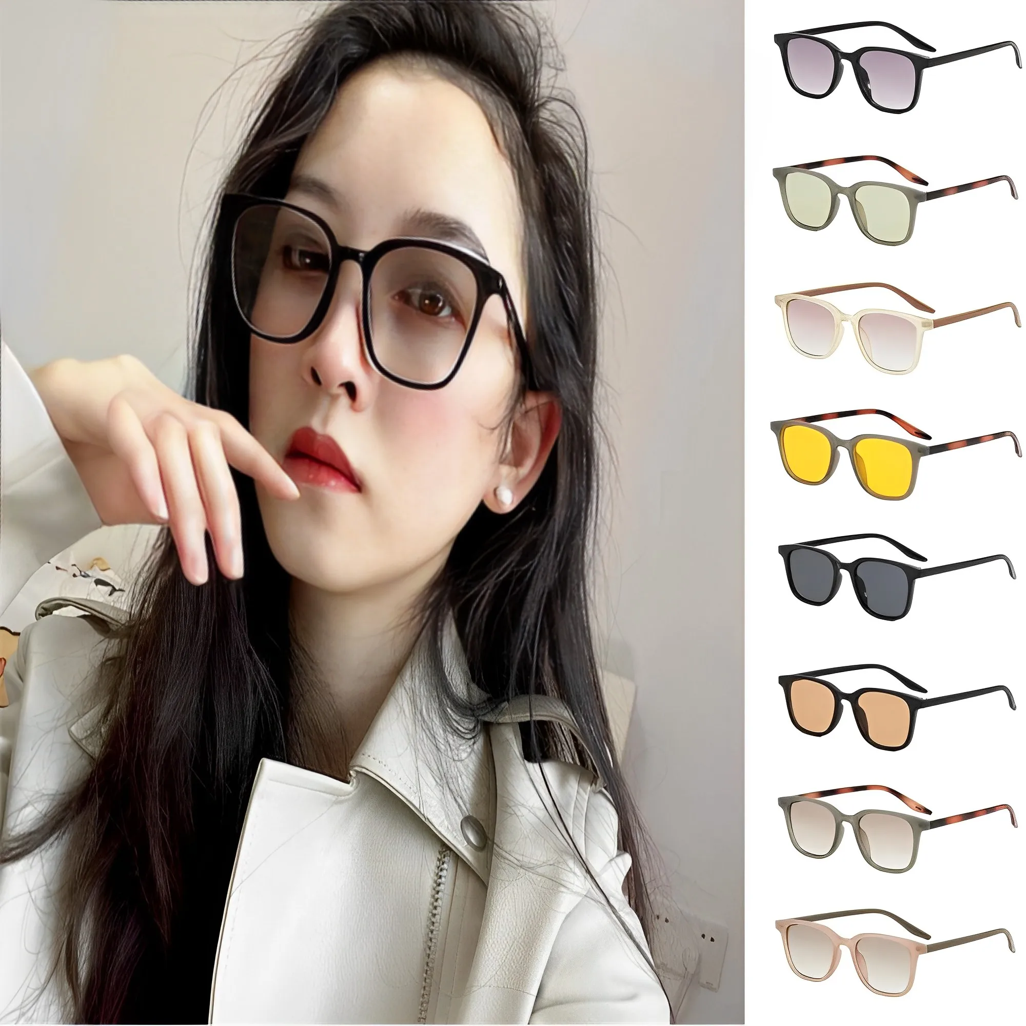 2023 Oval Sunglasses Men Women Retro Punk Ocean Color Sun Glasses Gradient Clear Lens Eyewear Vintage Driving Glasses
2023 Oval Sunglasses Men Women Retro Punk Ocean Color Sun Glasses Gradient Clear Lens Eyewear Vintage Driving Glasses