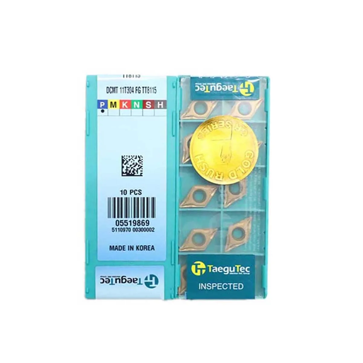 TaeguTec 100% Original DCMT DCMT070208 DCMT11T304 DCMT11T308 DCMT070204 TT8115 Medium Roughing Carbide Turning Inserts
TaeguTec 100% Original DCMT DCMT070208 DCMT11T304 DCMT11T308 DCMT070204 TT8115 Medium Roughing Carbide Turning Inserts