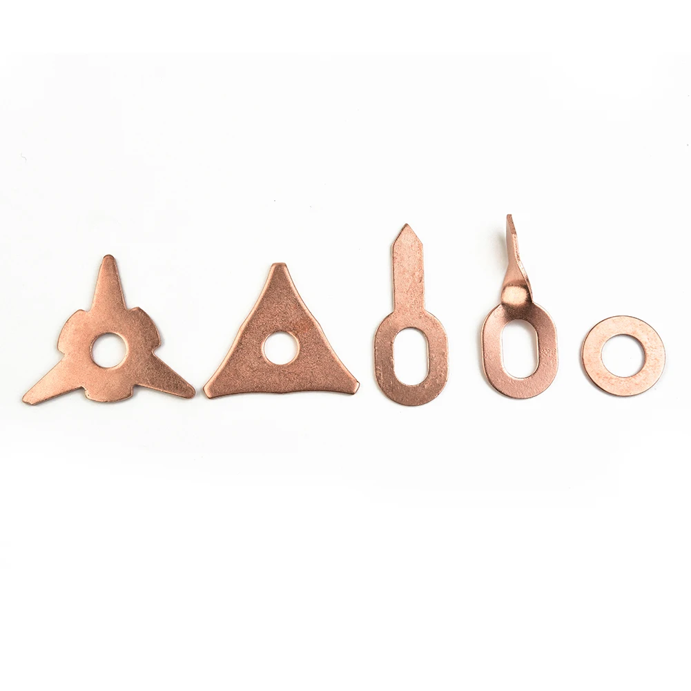 Flat 50Pcs Accessories Consumables Copper plated steel Pack Washers Mixed Pad For Spotter Welder Practical Durable
Flat 50Pcs Accessories Consumables Copper plated steel Pack Washers Mixed Pad For Spotter Welder Practical Durable