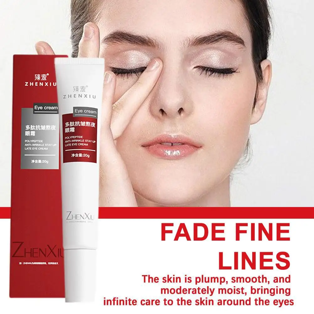 20g Peptides Anti Wrinkle Eye Cream Under Eye Dark Lines Firm Lift Fine Circle Bags Eyes Care Anti-Aging Remover Skin W9I2
20g Peptides Anti Wrinkle Eye Cream Under Eye Dark Lines Firm Lift Fine Circle Bags Eyes Care Anti-Aging Remover Skin W9I2