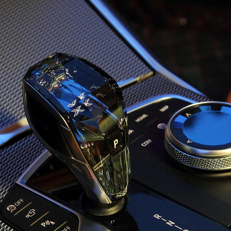 

Crystal Multimedia Control Start Button Gear Shift Knob Kit for BM-W 1 Series F40 2 Series F44 Car Interior Accessories