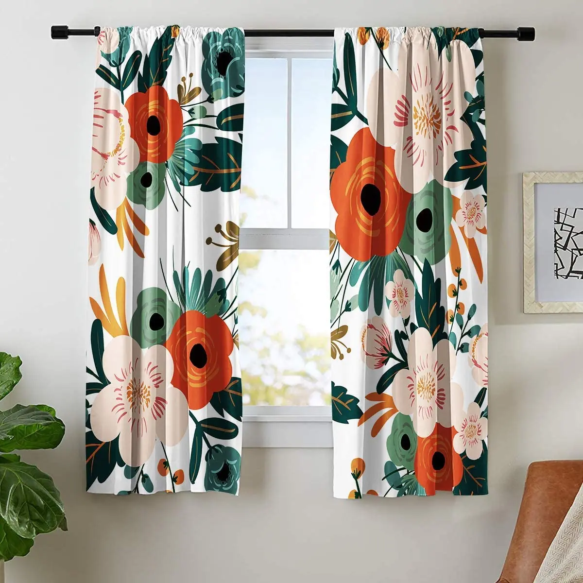 Boho Blossom Leaves Red Flower Floral Curtains for Living Room Modern Curtains for Girls Bedroom Shading Window Drapes Custom
Boho Blossom Leaves Red Flower Floral Curtains for Living Room Modern Curtains for Girls Bedroom Shading Window Drapes Custom