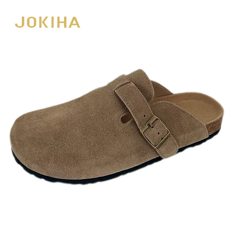 2023 Cow Suede Leather Flats Shoes Closed Toe Retro Fashion Closed Toe Slippers Cow Suede Sandals High Quality Shoes
2023 Cow Suede Leather Flats Shoes Closed Toe Retro Fashion Closed Toe Slippers Cow Suede Sandals High Quality Shoes