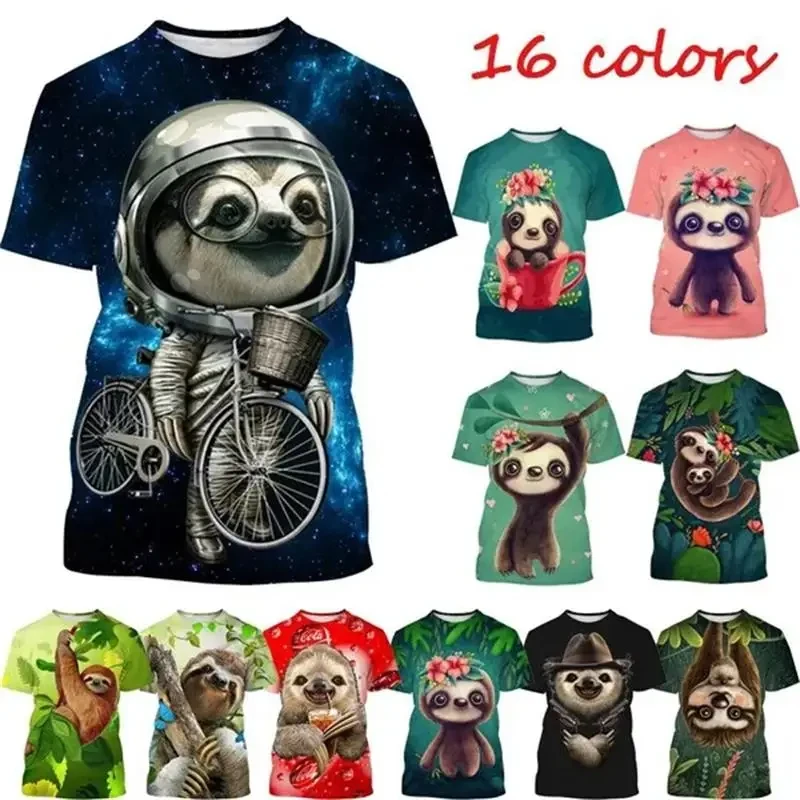 Lazy Sloth 3D Printed T Shirt For Men Clothes Funny Cute Animal Folivora Graphic T Shirts Hip Hop Kdis T-Shirt Fashion Women Top
Lazy Sloth 3D Printed T Shirt For Men Clothes Funny Cute Animal Folivora Graphic T Shirts Hip Hop Kdis T-Shirt Fashion Women Top