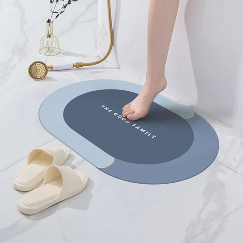 Anti-slip Mat Diatom Mud Absorbent Pad Nordic Style Toilet Floor Mat Soft Diatomite Bathroom Toilet Carpet Drying Bathroom Rug
Anti-slip Mat Diatom Mud Absorbent Pad Nordic Style Toilet Floor Mat Soft Diatomite Bathroom Toilet Carpet Drying Bathroom Rug
