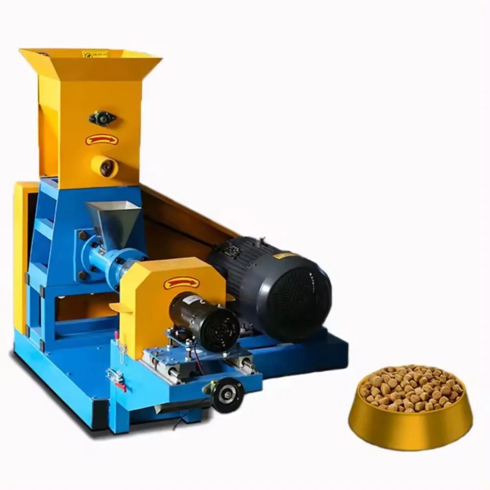 

Industrial Factory Price Electric Floating Feed Extruder Price Floating Fish Feed Pellet Machine Pet Food Processing Machines