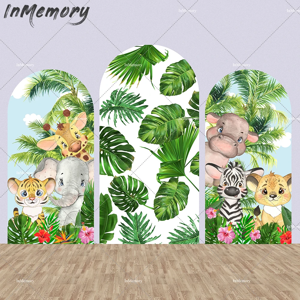 Jungel Safari Birthday Arched Wall Chiara Backdrop Baby Shower Background Photography Green Leaves Banner Arch
Jungel Safari Birthday Arched Wall Chiara Backdrop Baby Shower Background Photography Green Leaves Banner Arch