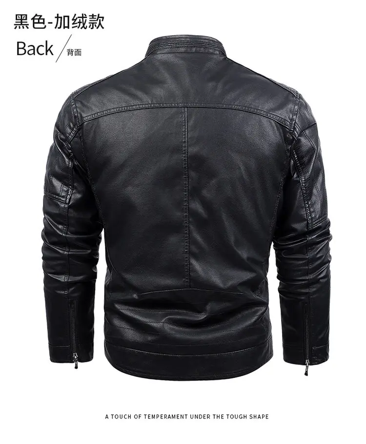 New Fleece Leather Jacket Men's Plus Velvet Men Winter Warm Motorcycle Thickened Leather Coat Man fleece Autumn PU Leather Coats 12 Mallzona S87fd3f38c493419c91a7f1f57acb2e78t New Fleece Leather Jacket Men's Plus Velvet Men Winter Warm Motorcycle Thickened Leather Coat Man fleece Autumn PU Leather Coats Mallzona