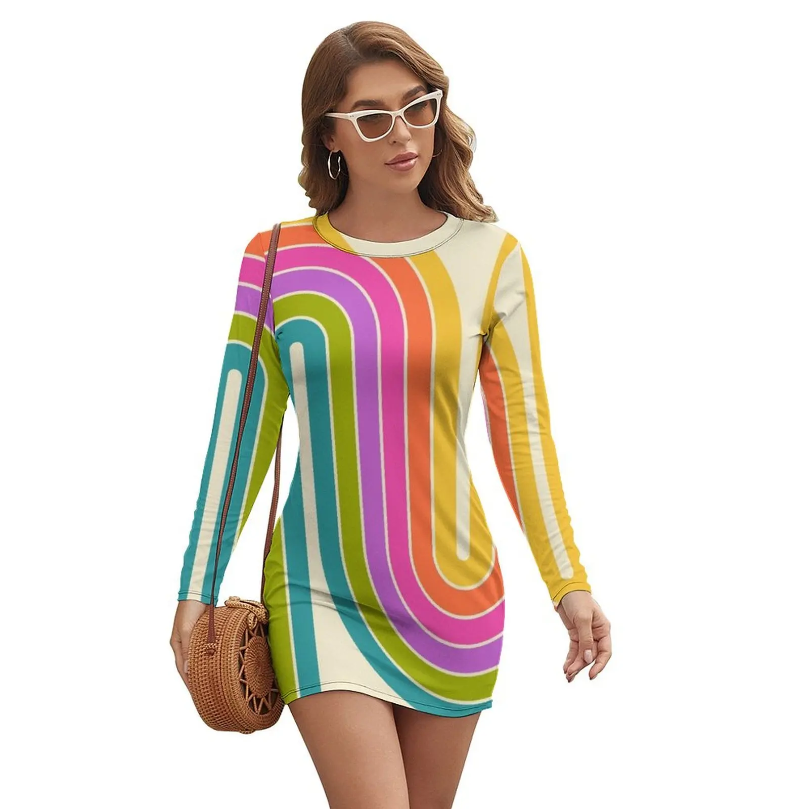 Retro Geometric Double Arch Design Long-sleeved Dress ladies dresses for special occasions prom dresses
Retro Geometric Double Arch Design Long-sleeved Dress ladies dresses for special occasions prom dresses