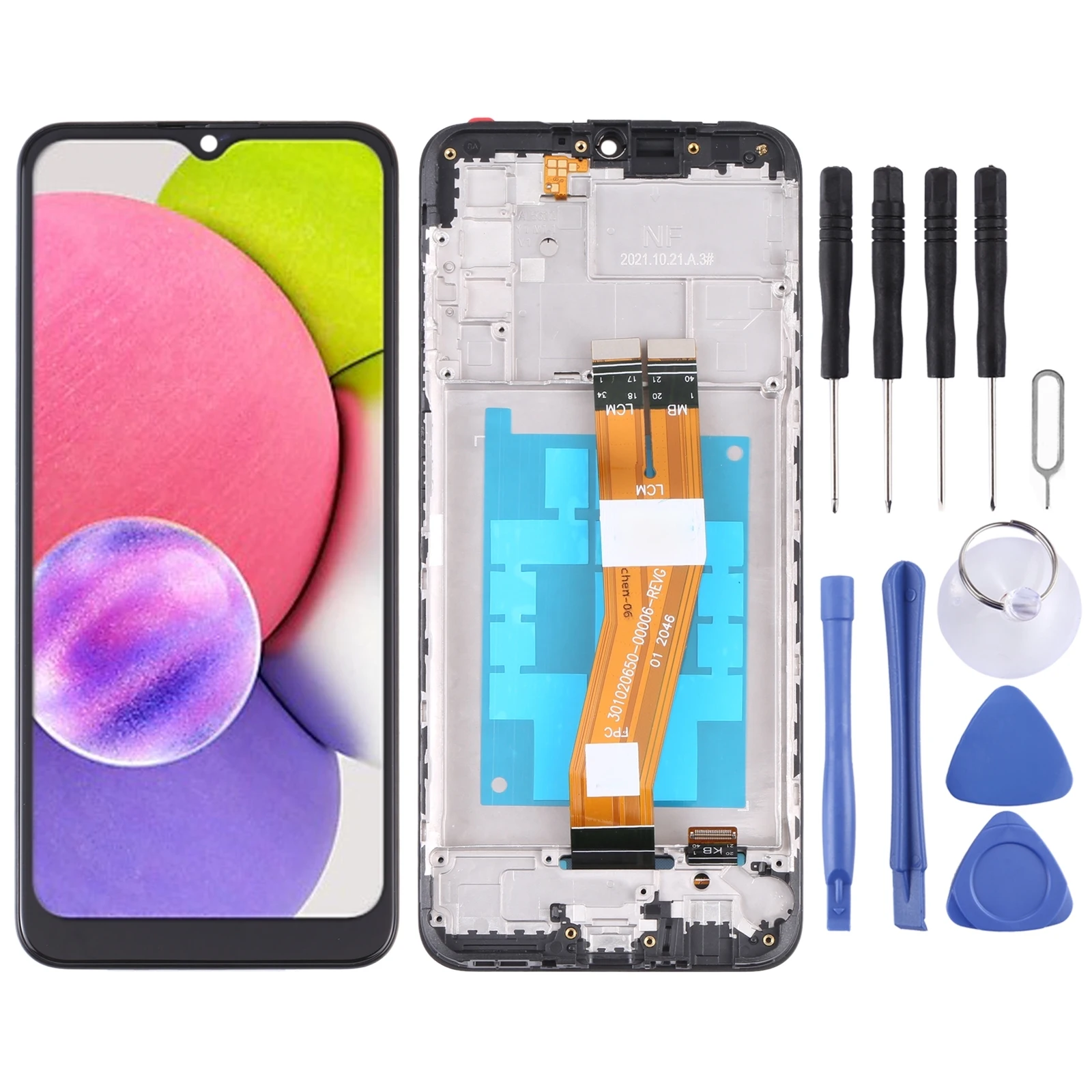 Для Galaxy A03s ЖК-экран и дигитайзер полная сборка с рамкой для Samsung Galaxy A03s SM-A037G/A037M
Для Galaxy A03s ЖК-экран и дигитайзер полная сборка с рамкой для Samsung Galaxy A03s SM-A037G/A037M