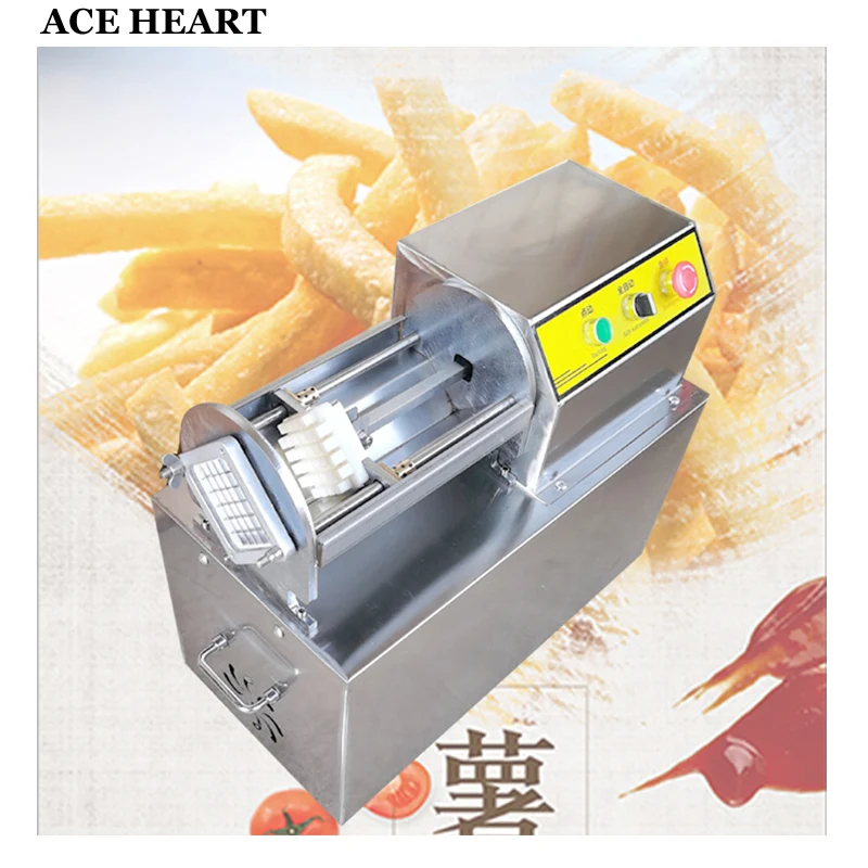 110V 220V Electric Potato Strip Making Machine Effective Chipper Kitchen Fries Cutting Machine For Sale
110V 220V Electric Potato Strip Making Machine Effective Chipper Kitchen Fries Cutting Machine For Sale
