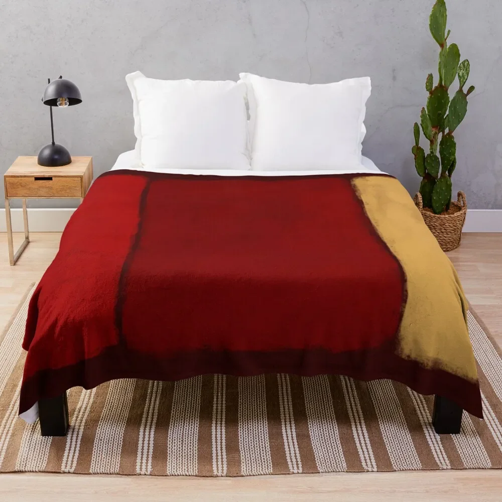 

Rothko Inspired #28 Throw Blanket warm winter Winter beds Plush Custom funny gift Blankets