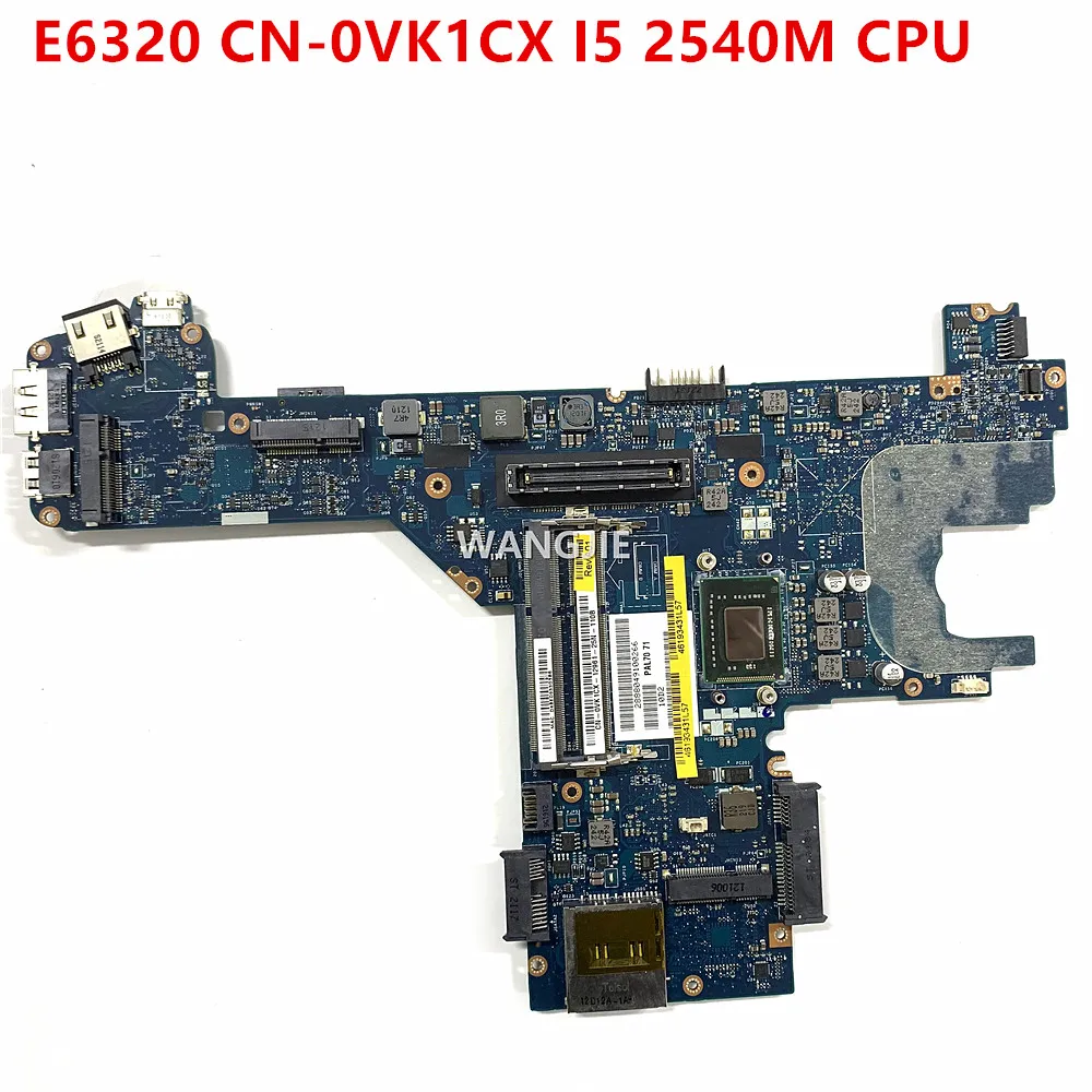 

For Dell Latitude E6320 Laptop Motherboard 0VK1CX CN-0VK1CX LA-6611P W i5-2540M CPU 100% Working
