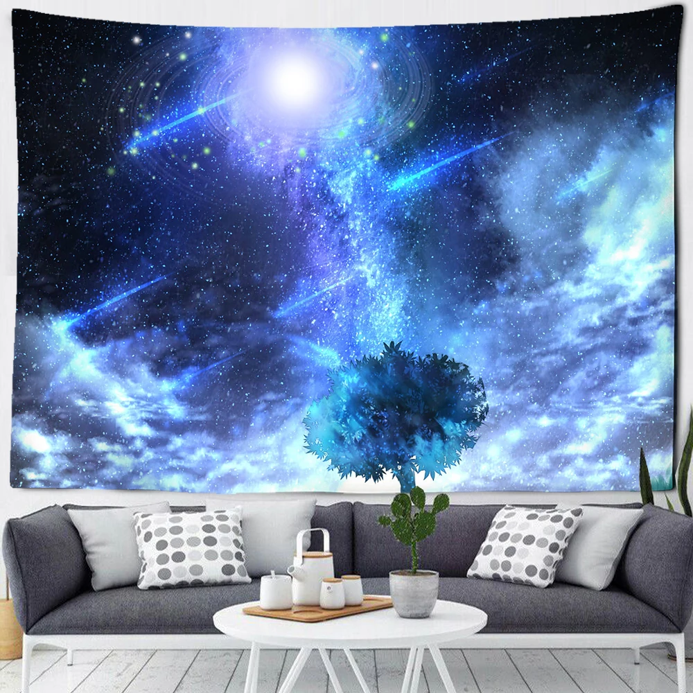

Звездное небо галактика Вселенная Космос гобелен звезды настенная подвеска хиппи ретро домашний декор ведро настенная ткань гобелены