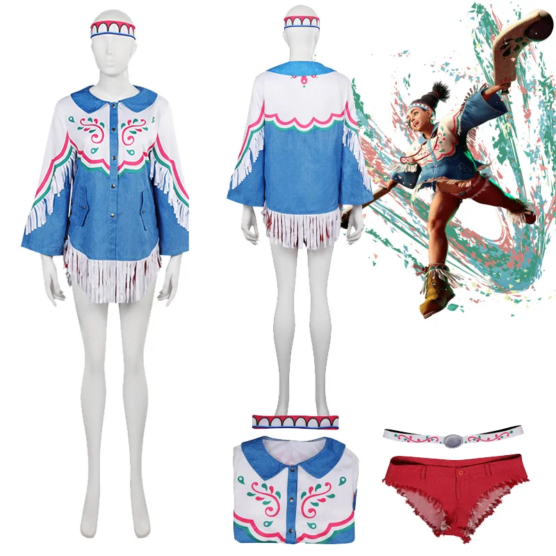 Lily Cosplay Costume Outfits Game Fighter 6 Role Play Full Set SF Disguise Coat Shorts Belt Headband Uniform Halloween Suits
Lily Cosplay Costume Outfits Game Fighter 6 Role Play Full Set SF Disguise Coat Shorts Belt Headband Uniform Halloween Suits
