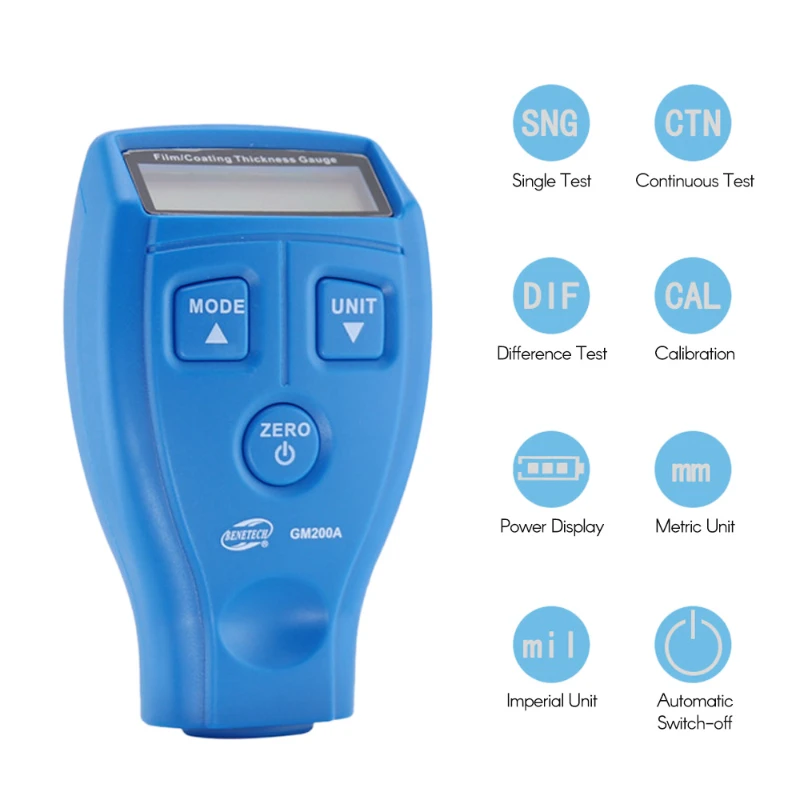 Car Film Thickness Gauge Mini Digital LCD Display Automotive Car Paint Coating Thickness Gauge Width Meter Paint Tester Measure
Car Film Thickness Gauge Mini Digital LCD Display Automotive Car Paint Coating Thickness Gauge Width Meter Paint Tester Measure