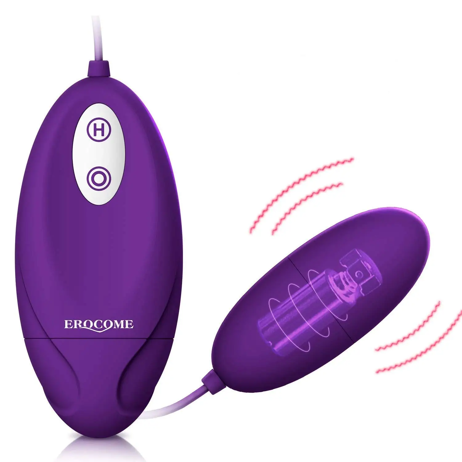 

Remote Bullet Vibrator Love Eggs with 12 Vibration Modes for Thrilling Internal Pleasure, EROCOMR Remote Control Ovular Egg Cli