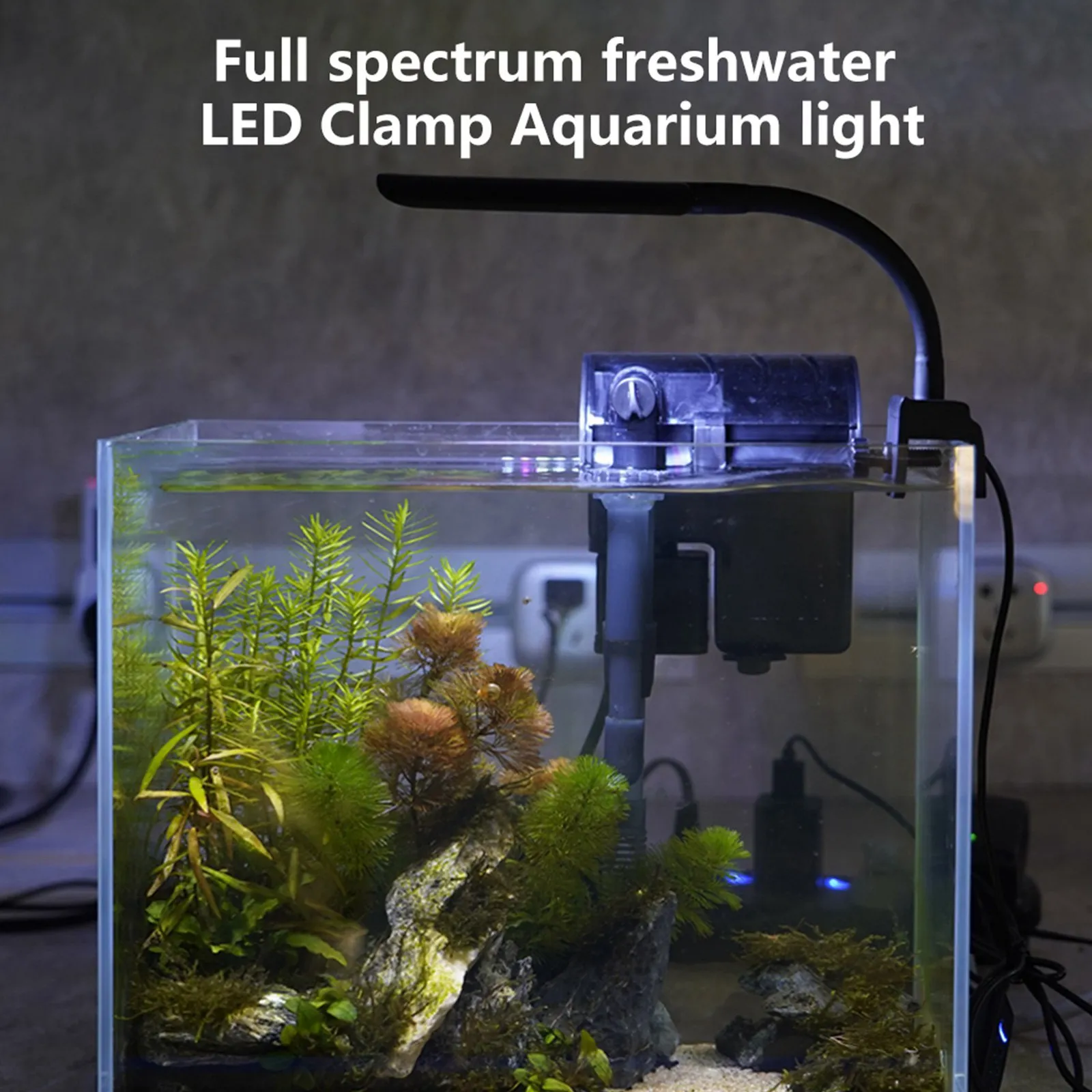 LED Aquarium Light for Fish Tank Aquatic Plant Lamp LED Lighting Freshwater Full Spectrum Light with Plug and Dimming 5V 4.8W
LED Aquarium Light for Fish Tank Aquatic Plant Lamp LED Lighting Freshwater Full Spectrum Light with Plug and Dimming 5V 4.8W
