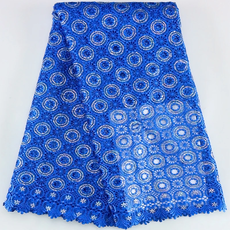 2023 Latest Nigerian Guipure Cord Sequins Lace Fabric High Quality African Water Souble Lace Fabric For Women Wedding Dress Sew
2023 Latest Nigerian Guipure Cord Sequins Lace Fabric High Quality African Water Souble Lace Fabric For Women Wedding Dress Sew