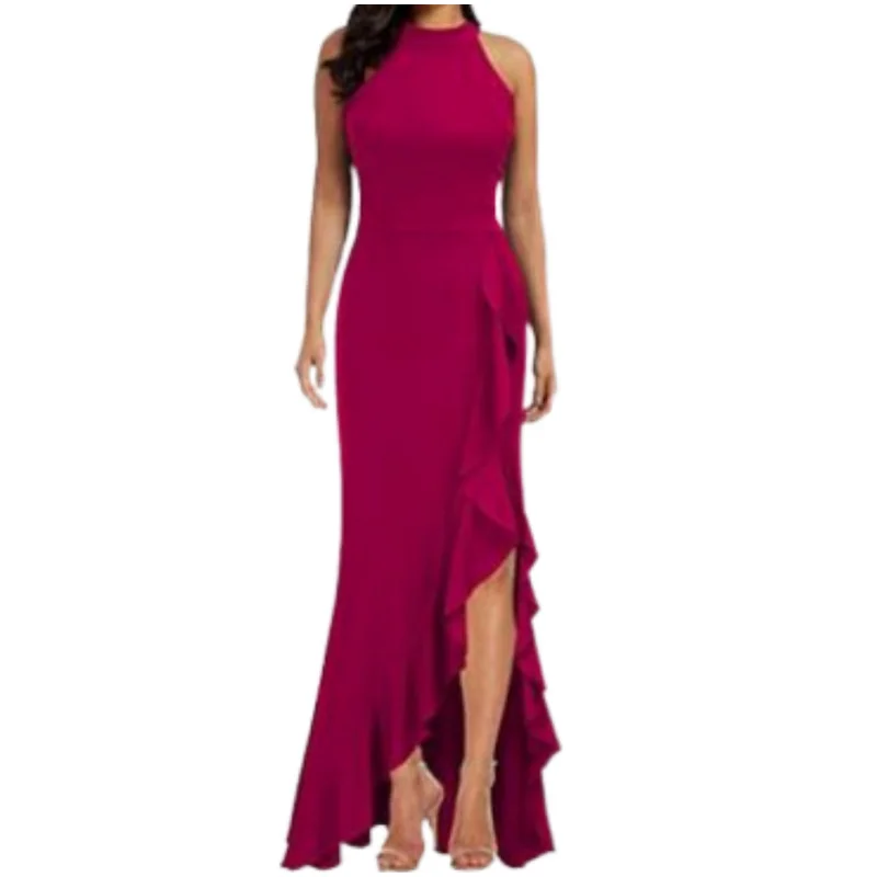 2023 New European American Summer New Long Dress Sexy Split Ruffle Evening Dress Women's Dresses CH21FW10
2023 New European American Summer New Long Dress Sexy Split Ruffle Evening Dress Women's Dresses CH21FW10