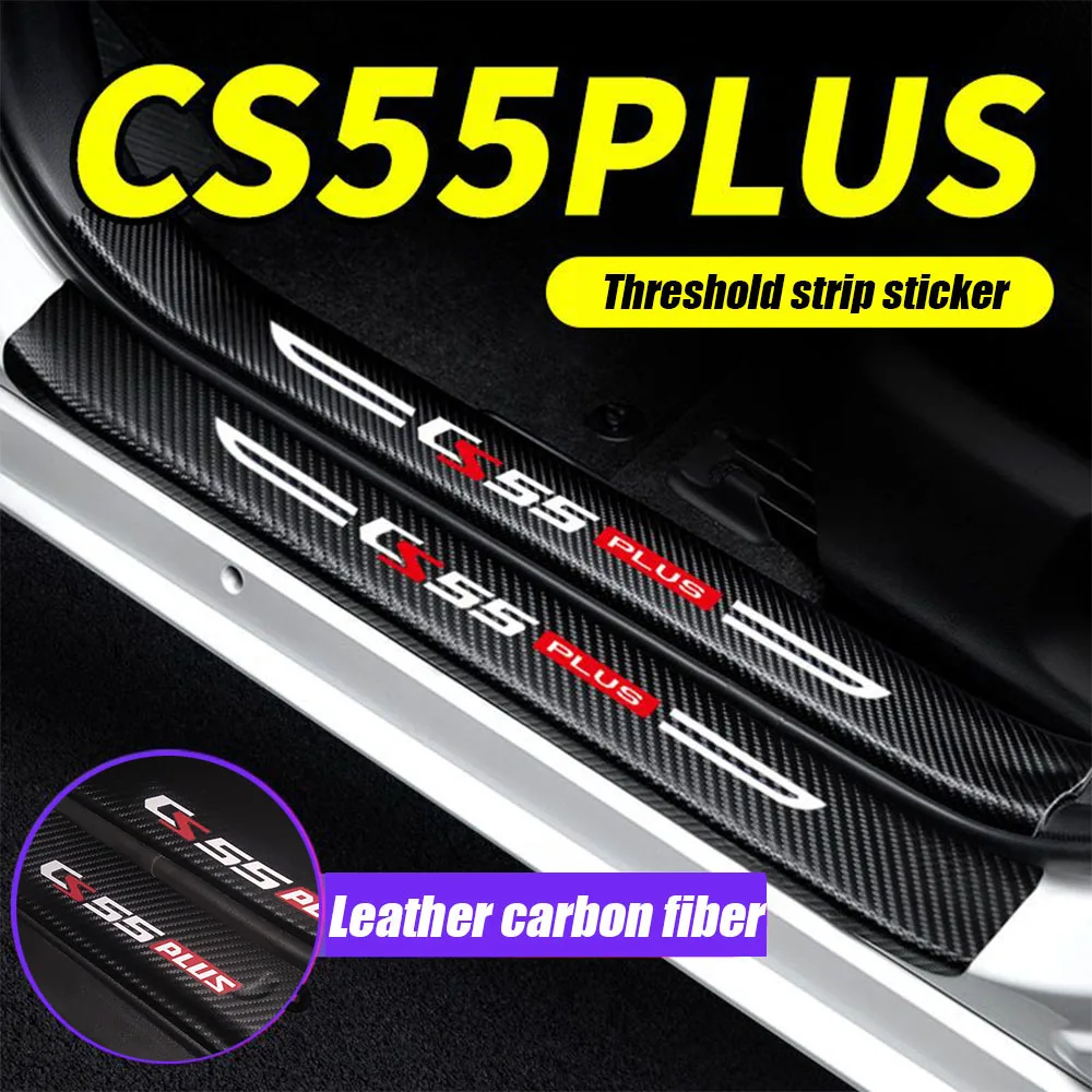 For Changan CS55plus 2022 2023 Leather Carbon Car Door Sill Stickers Protection Tailgate Threshold Strip pedal Plate Accessories
For Changan CS55plus 2022 2023 Leather Carbon Car Door Sill Stickers Protection Tailgate Threshold Strip pedal Plate Accessories