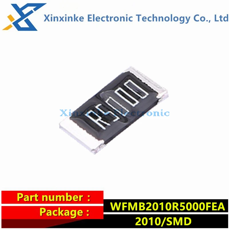 WFMB2010R5000FEA 0.5Ω 2010 R5000 2W 50PPM 500 mOhms Current Sense Resistors - SMD 2watts .5ohms 1% B =NiCrAl High Power
WFMB2010R5000FEA 0.5Ω 2010 R5000 2W 50PPM 500 mOhms Current Sense Resistors - SMD 2watts .5ohms 1% B =NiCrAl High Power