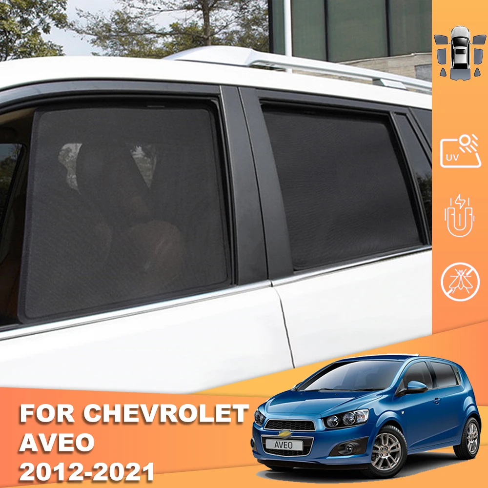 Для Chevrolet Chevy AVEO хэтчбека 2010-2021 Автомобильный солнцезащитный магнит переднее